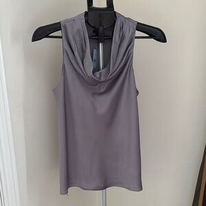 Ann Taylor Petite Lavender Sleeveless Top